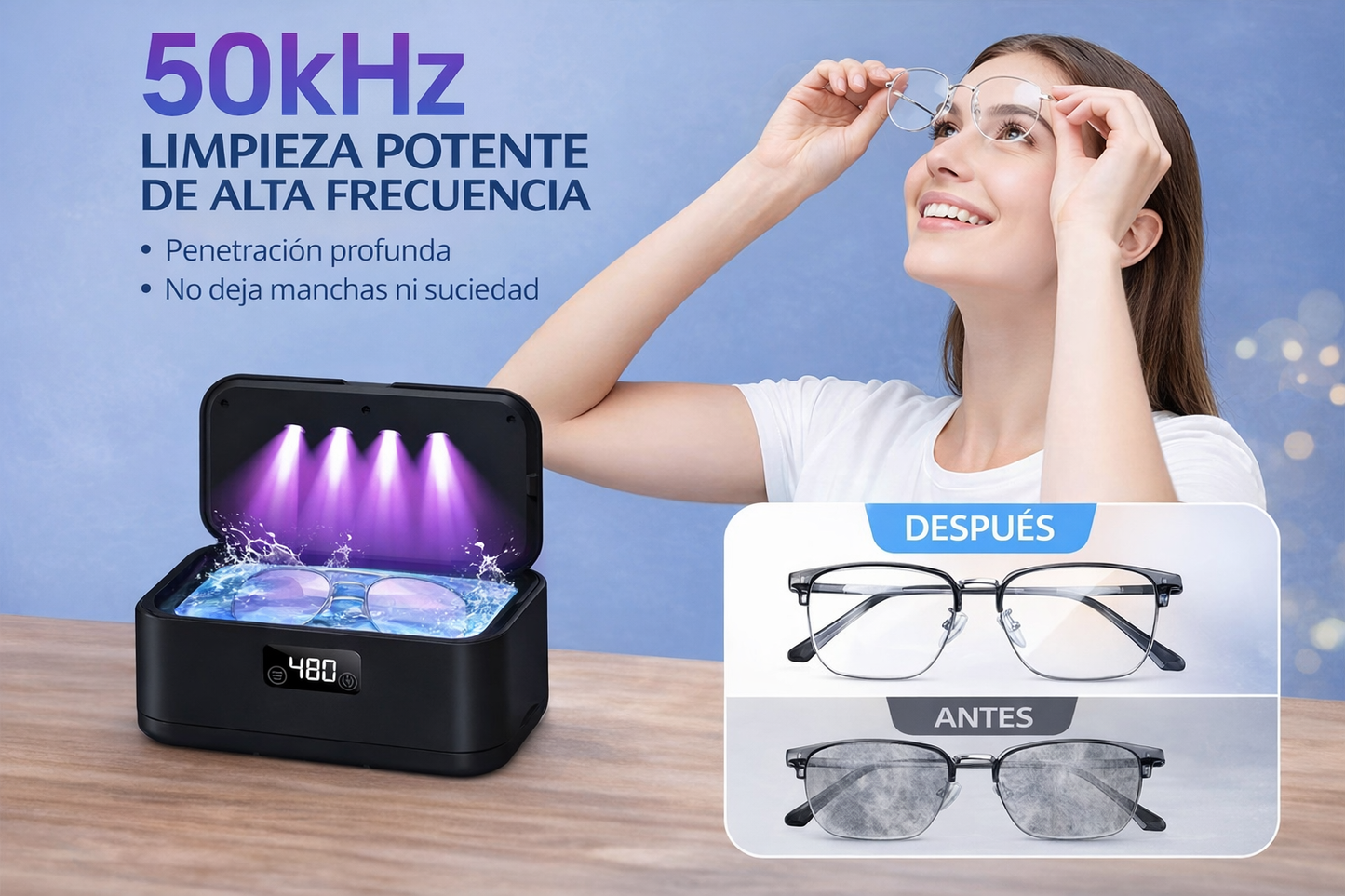 Limpiador Ultrasónico Utilizz® 50 kHz