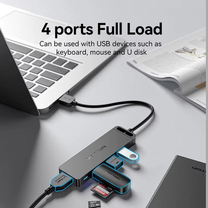 USB C HUB 4 Ports USB Type C to USB Splitter with Micro Charge Power for Lenovo Macbook Pro Ipad Samsung PC USB 3.0 HUB