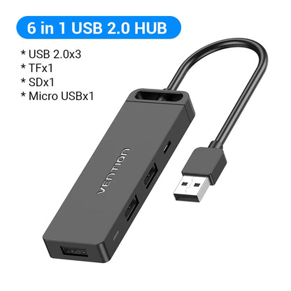 USB C HUB 4 Ports USB Type C to USB Splitter with Micro Charge Power for Lenovo Macbook Pro Ipad Samsung PC USB 3.0 HUB
