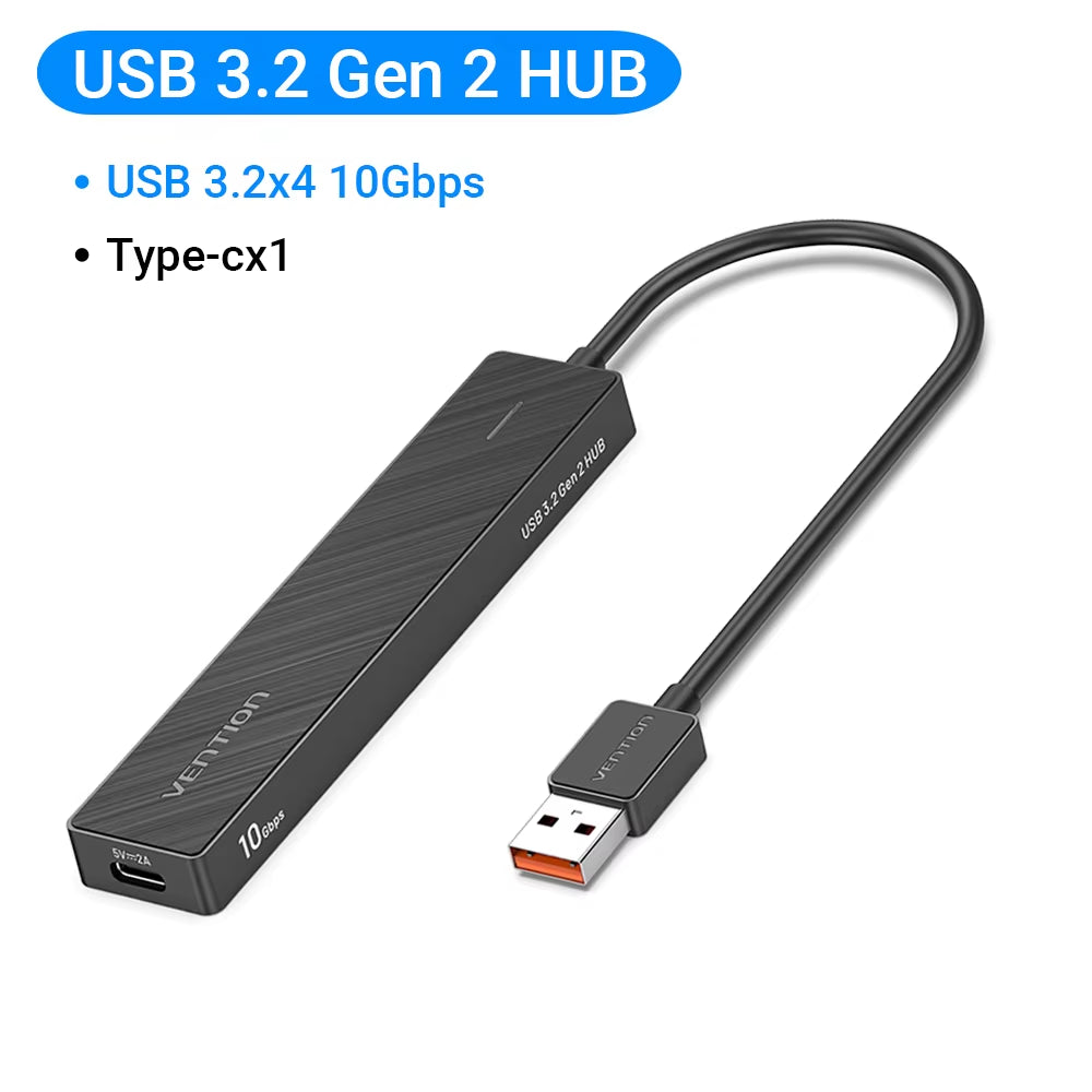 USB C HUB 4 Ports USB Type C to USB Splitter with Micro Charge Power for Lenovo Macbook Pro Ipad Samsung PC USB 3.0 HUB