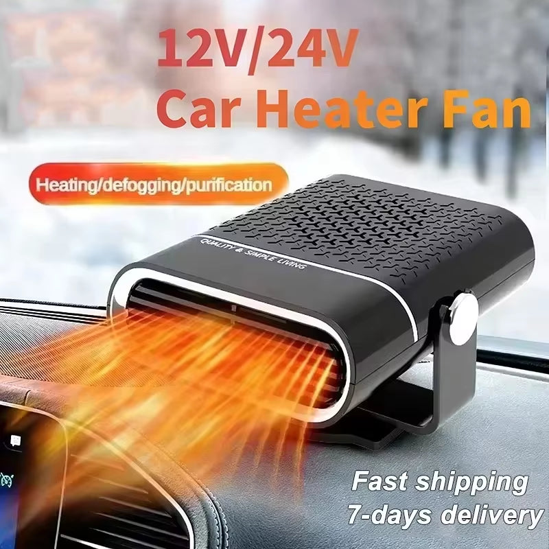 Portable Car Heater Car Heater 24V Car Heater Windshield Automatic Defogging Defrost Heater Fast Heating 2026 New
