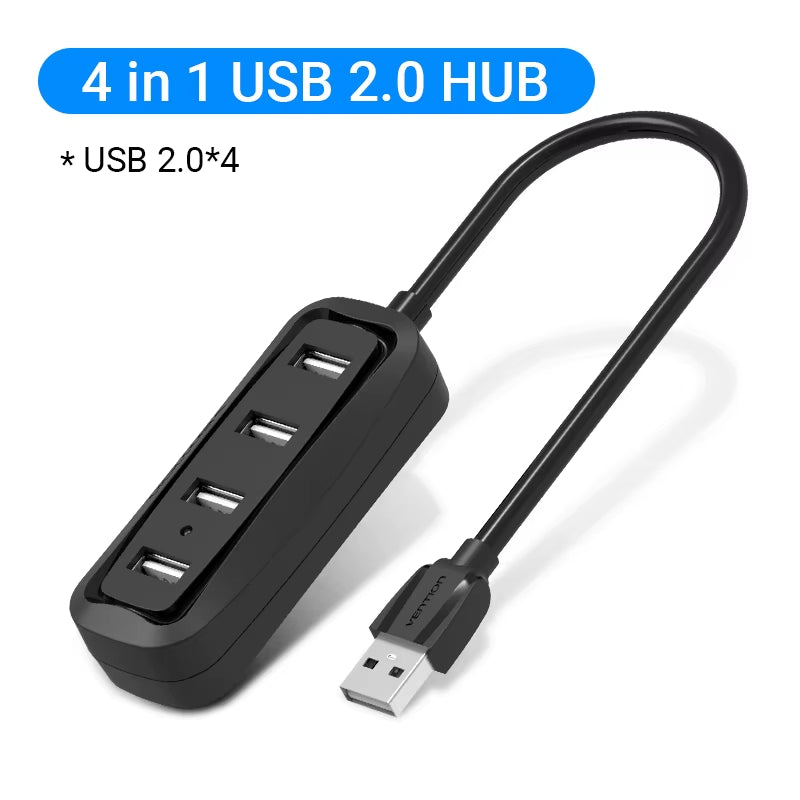 USB C HUB 4 Ports USB Type C to USB Splitter with Micro Charge Power for Lenovo Macbook Pro Ipad Samsung PC USB 3.0 HUB