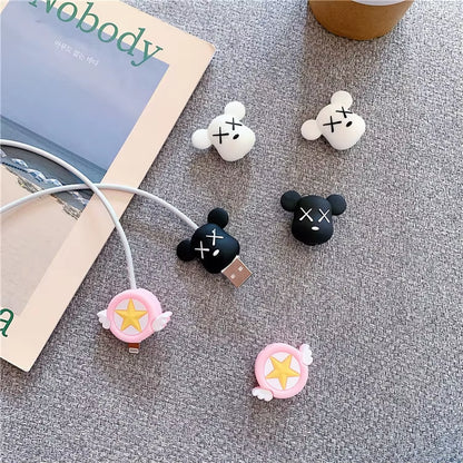 New Cute Cable Both Ends Bite Protector for for Iphone X XS 11 Pro Max XR 6 6S 7 8 plus Ipad Mini 2 3 Air Phone Charger Cables