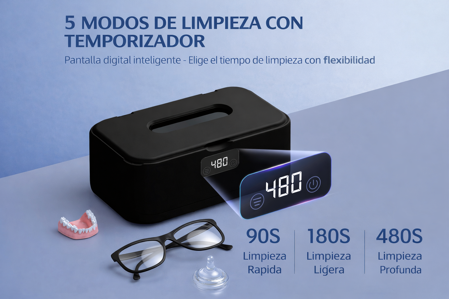 Limpiador Ultrasónico Utilizz® 50 kHz