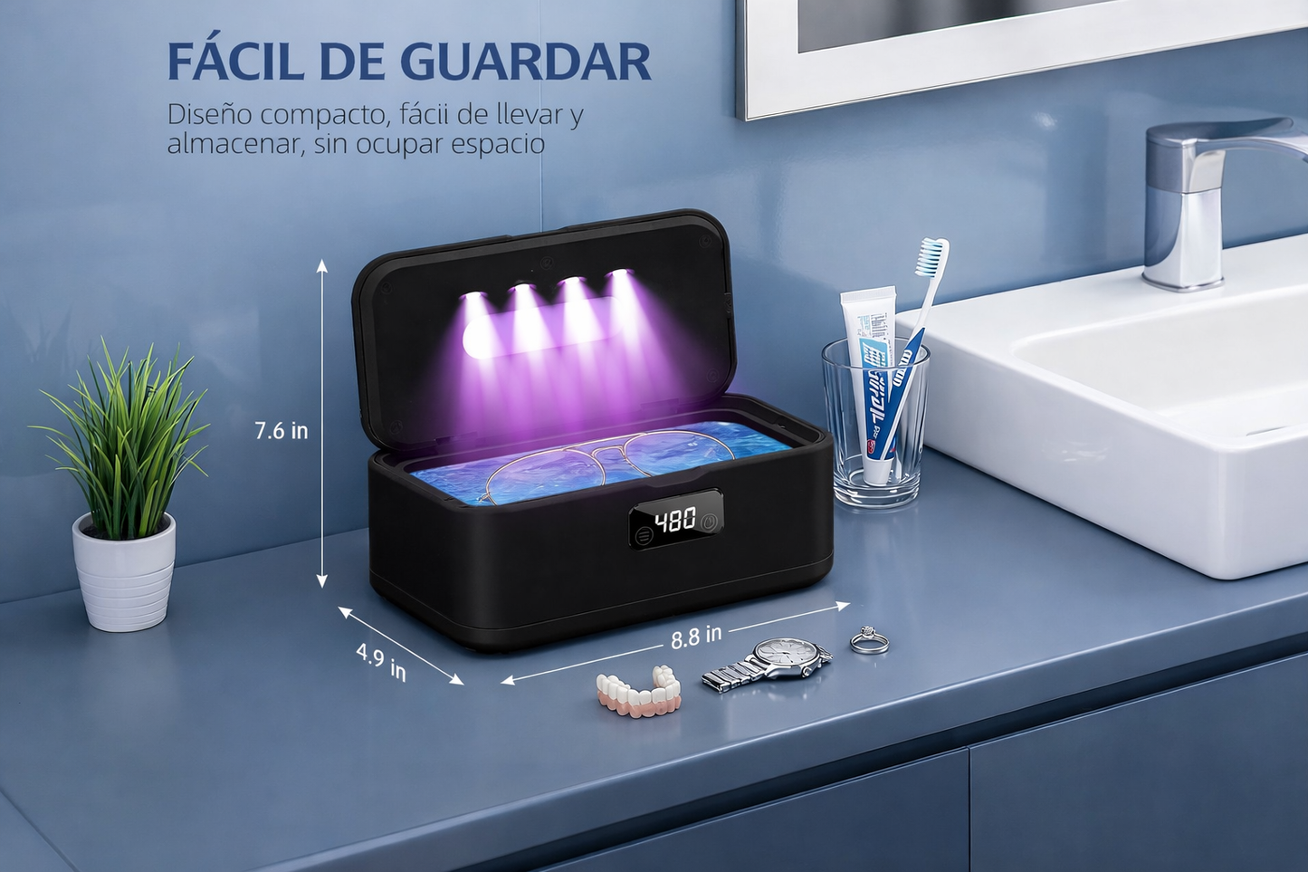 Limpiador Ultrasónico Utilizz® 50 kHz