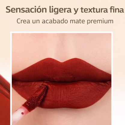 Labial Líquido Mate Nude – 13 Colores, Acabado Velvet, Larga Duración y Waterproof