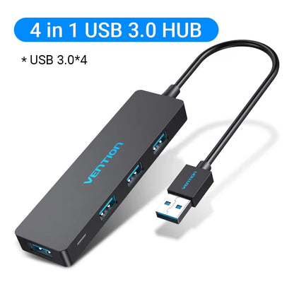 USB C HUB 4 Ports USB Type C to USB Splitter with Micro Charge Power for Lenovo Macbook Pro Ipad Samsung PC USB 3.0 HUB